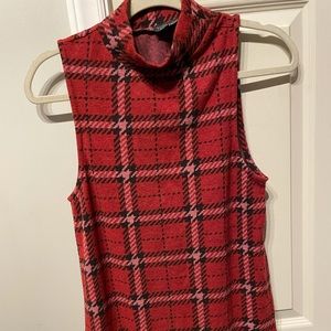Plaid Topshop dress